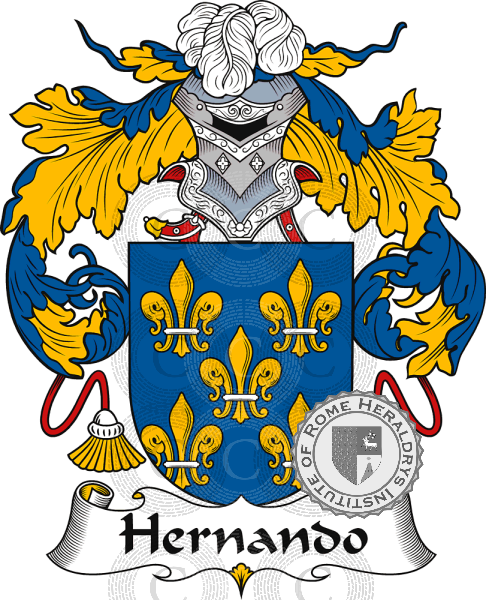 Coat of arms of family Hernando   ref: 37010