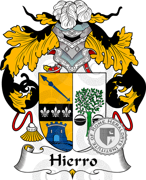 Coat of arms of family Hierro