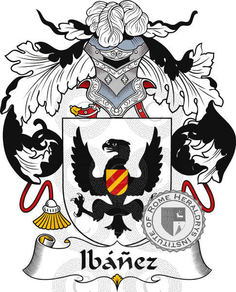 Coat of arms of family Ibáñez II   ref: 37035