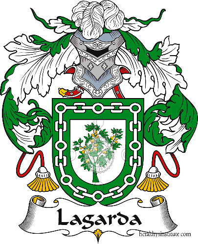 Escudo de la familia Lagarda or Legarda   ref: 37090