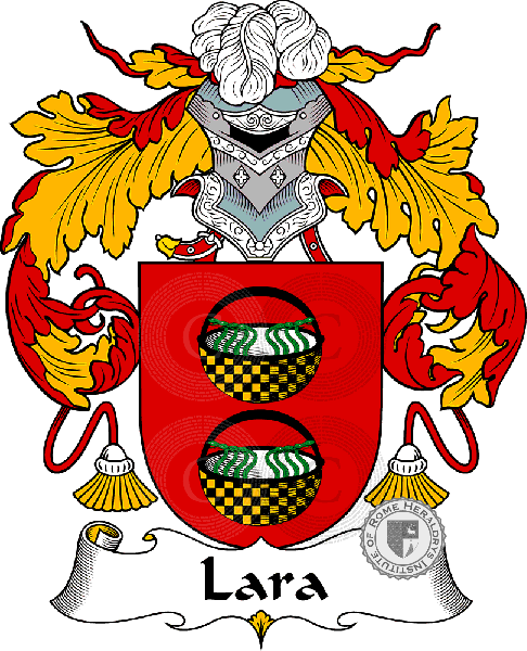 Wappen der Familie Lara