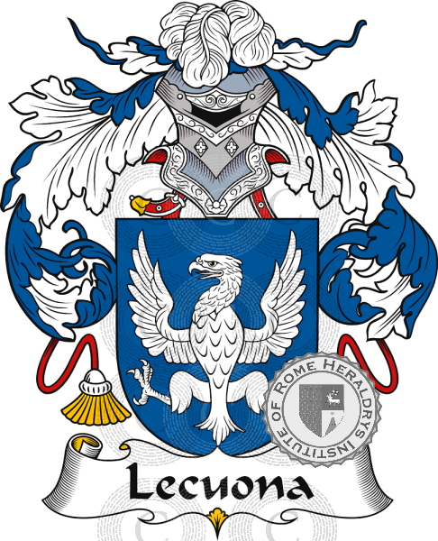 Escudo de la familia Lecuona   ref: 37110