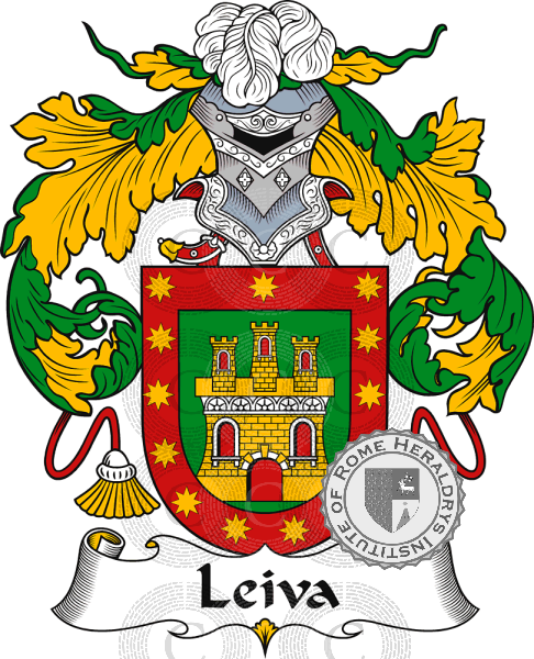 Escudo de la familia Leiva   ref: 37114
