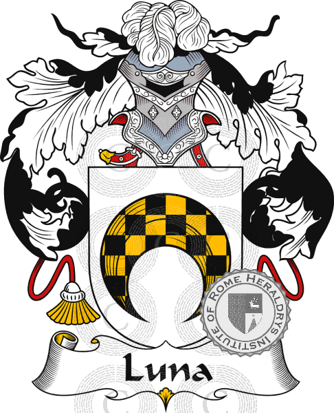 Coat of arms of family Luna