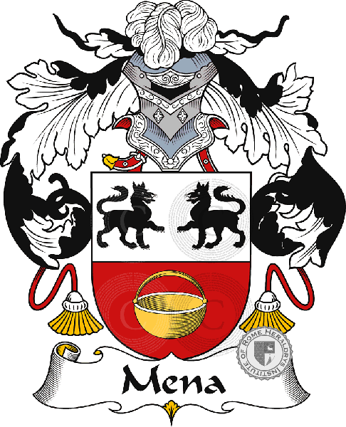 Coat of arms of family Mena