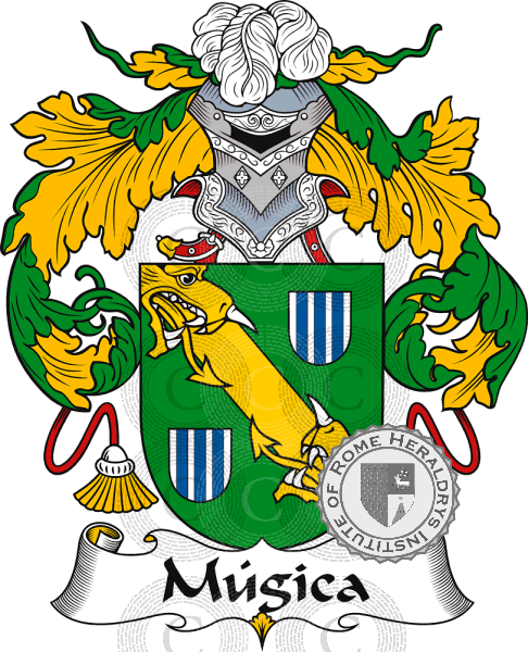 Coat of arms of family Múgica   ref: 37263