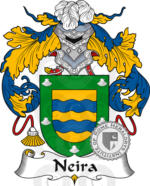 Coat of arms of family Neira   ref: 37272