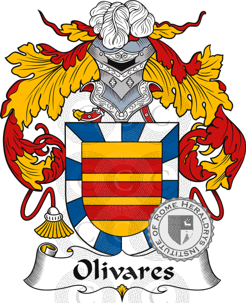 Coat of arms of family Olivares II   ref: 37294