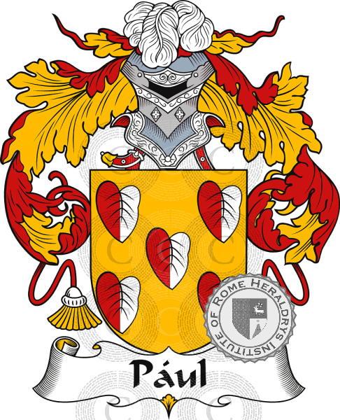 Wappen der Familie Pául   ref: 37382