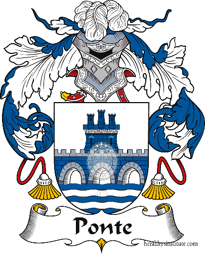 Coat of arms of family Ponte