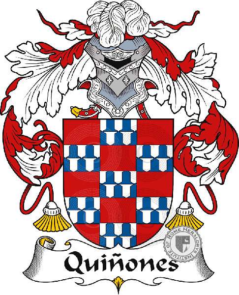 Coat of arms of family Quiñones