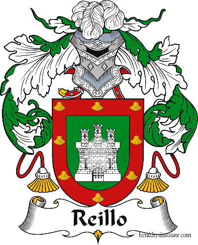 Coat of arms of family Reillo   ref: 37435