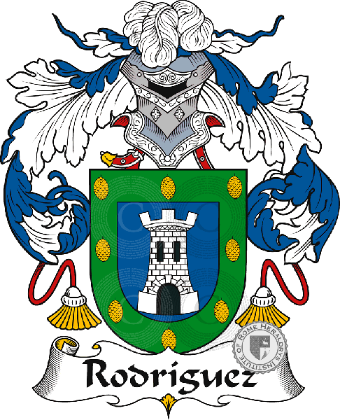 Escudo de la familia Rodríguez II   ref: 37457