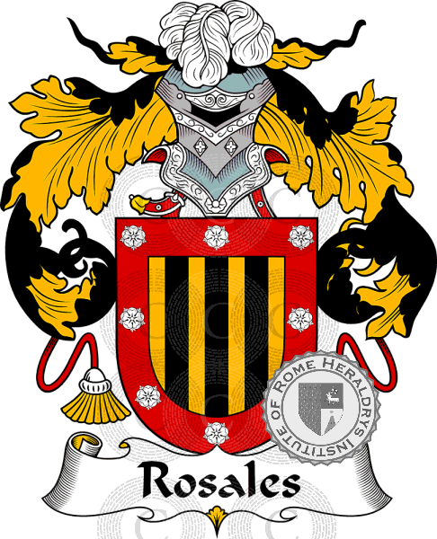 Wappen der Familie Rosales   ref: 37469