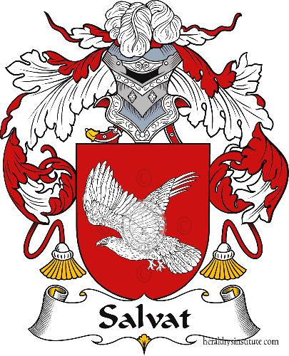 Escudo de la familia Salvat or Salvate   ref: 37498