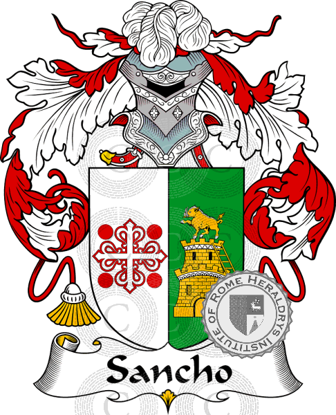 Wappen der Familie Sancho   ref: 37506