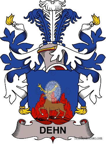 Wappen der Familie Dehn (Rotfelser)   ref: 37806