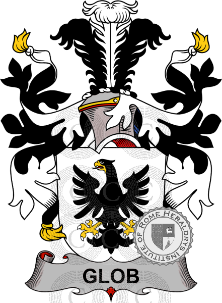 Coat of arms of family Glob   ref: 37839