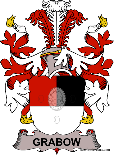 Wappen der Familie Grabow   ref: 37841