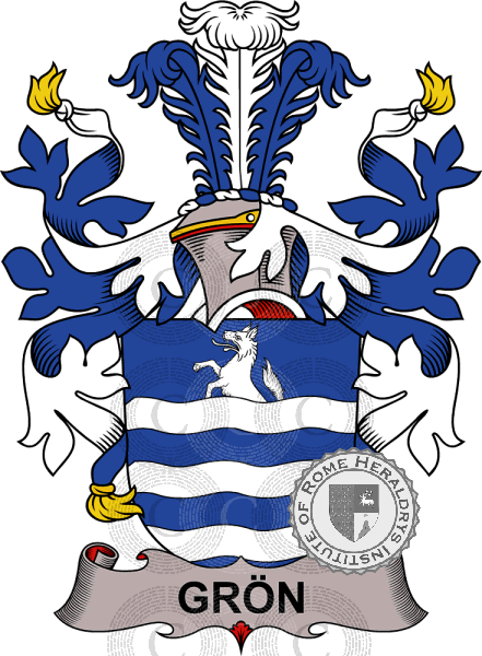 Coat of arms of family Grön