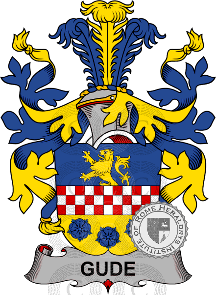 Wappen der Familie Gude   ref: 37849