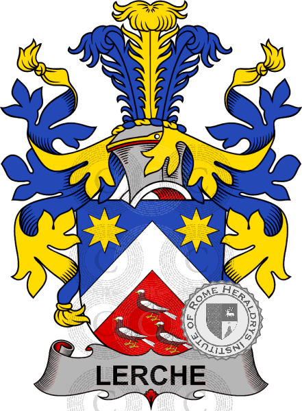 Coat of arms of family Lerche   ref: 37911