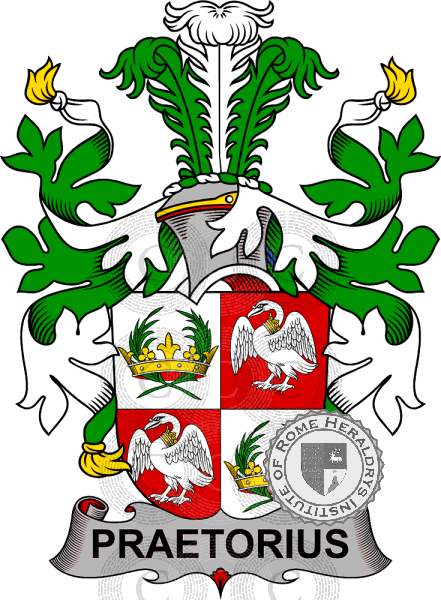 Wappen der Familie Praetorius   ref: 37947