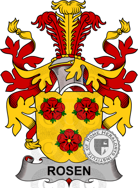 Coat of arms of family Rosen   ref: 37960