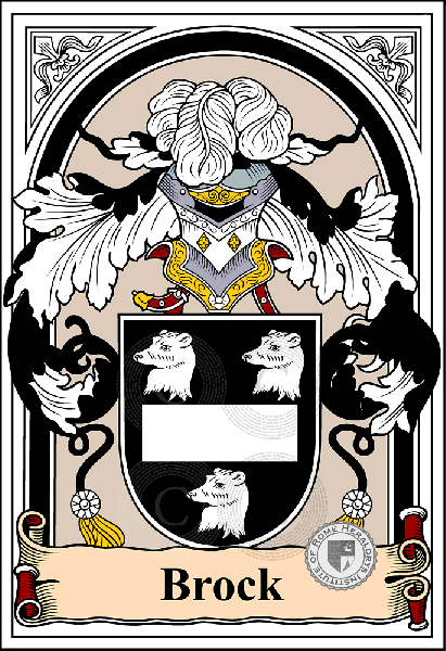 Coat of arms of family Brock