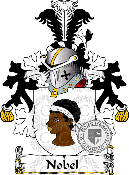 Coat of arms of family Nobel   ref: 38361