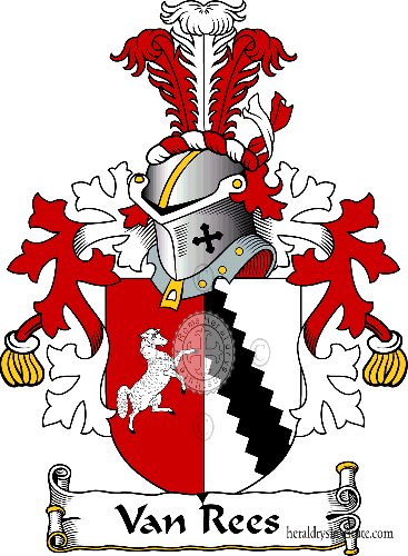 Wappen der Familie Van Rees   ref: 38497