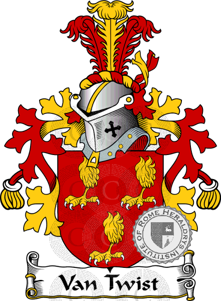 Coat of arms of family Van Twist   ref: 38514