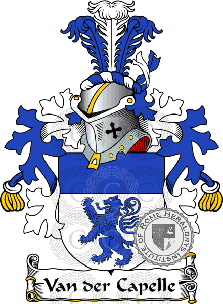 Escudo de la familia Van der Capelle   ref: 38579