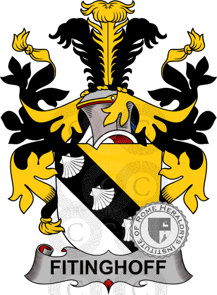 Coat of arms of family Fitinghoff   ref: 38728