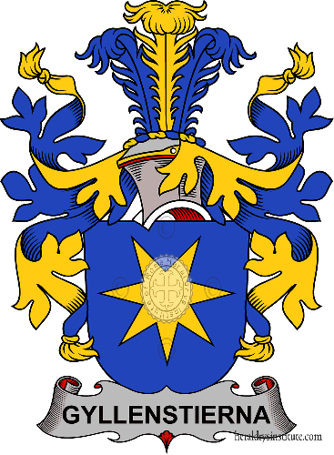 Coat of arms of family Gyllenstierna   ref: 38749