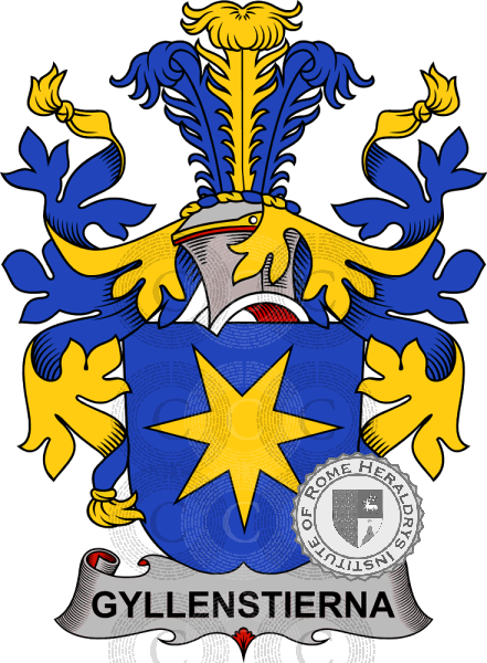 Escudo de la familia Gyllenstierna   ref: 38749