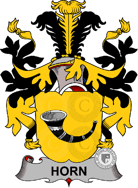 Coat of arms of family Horn