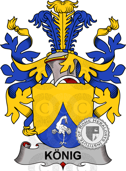 Wappen der Familie König   ref: 38788