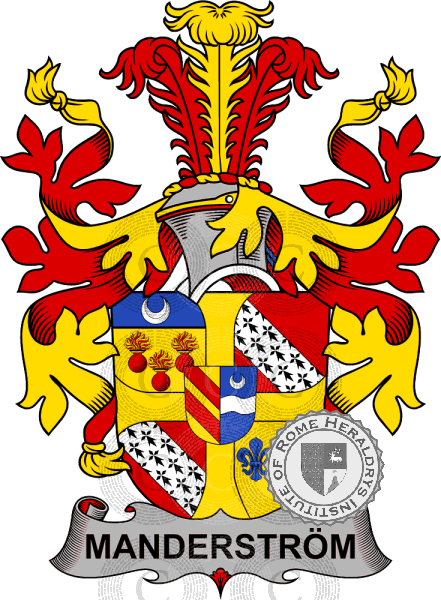 Escudo de la familia Manderström   ref: 38808