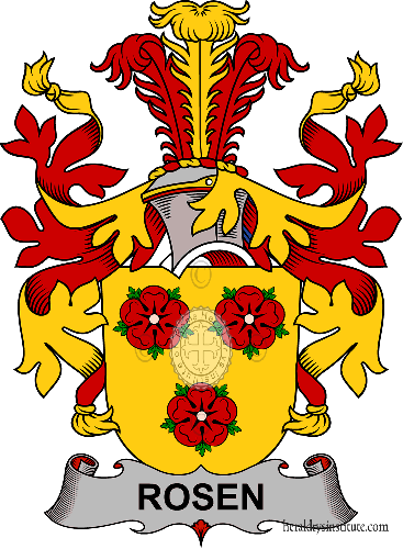 Coat of arms of family Rosen   ref: 38840