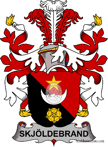 Escudo de la familia Skjöldebrand   ref: 38852