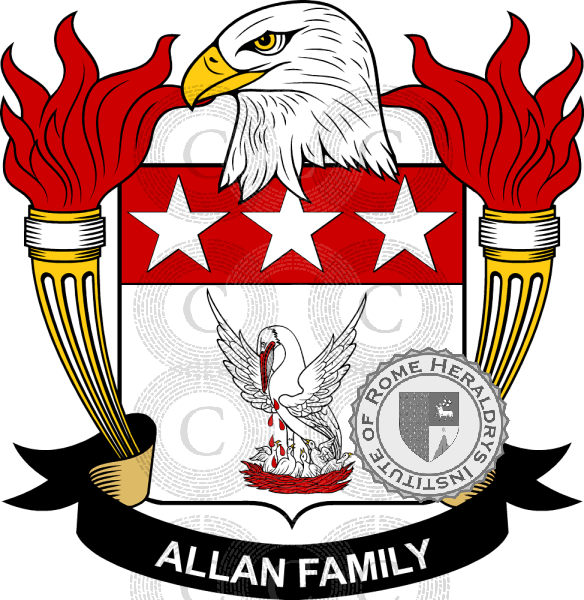 Brasão da família Allan