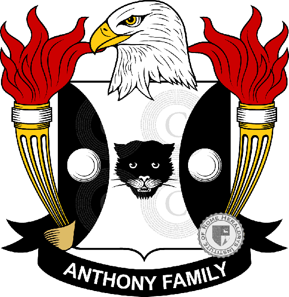 Stemma della famiglia Anthony   ref: 38930