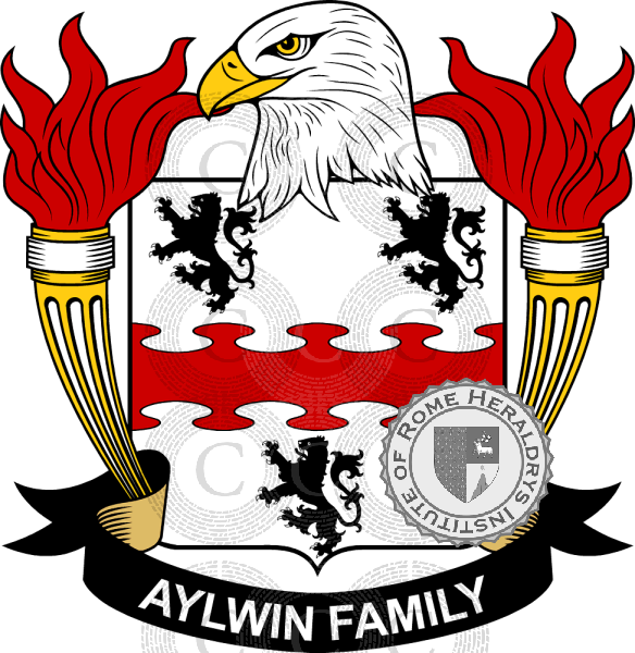 Escudo de la familia Aylwin   ref: 38947
