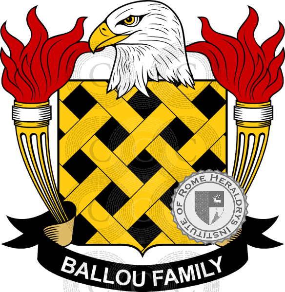 Coat of arms of family Ballou