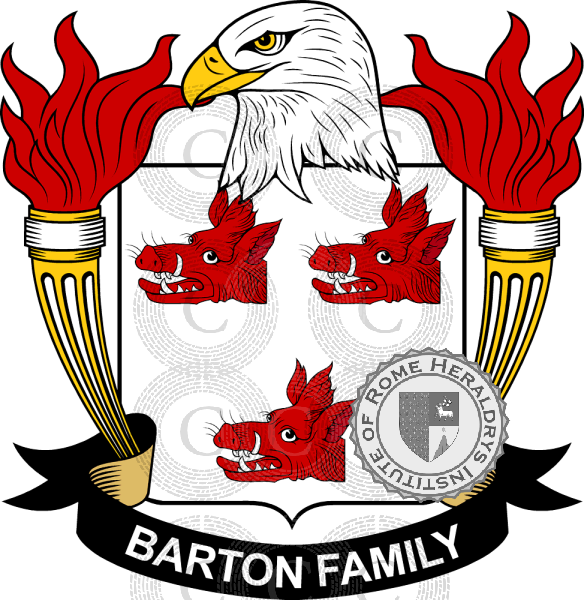 Escudo de la familia Barton   ref: 38977