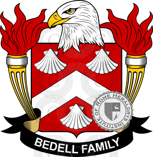 Escudo de la familia Bedell   ref: 38991