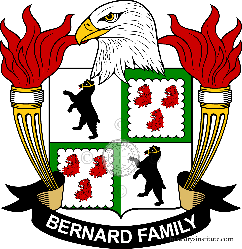 Coat of arms of family Bernard