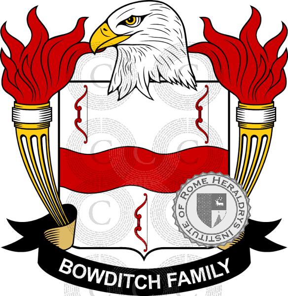 Brasão da família Bowditch   ref: 39051