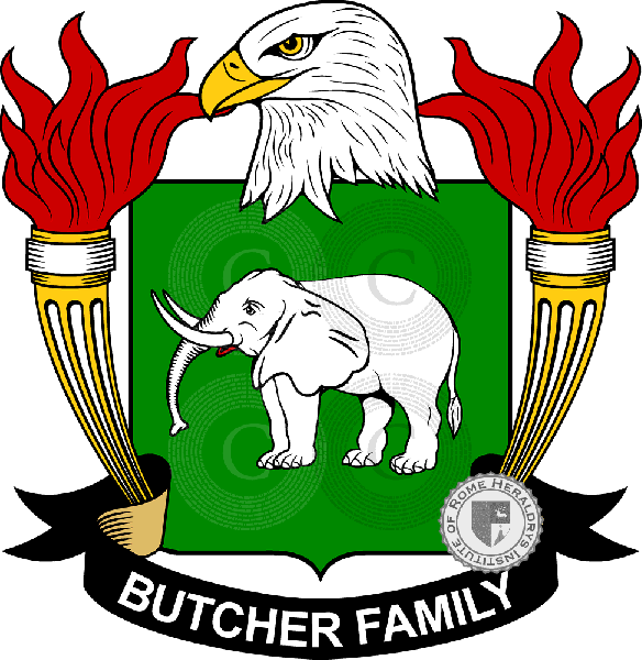 Escudo de la familia Butcher